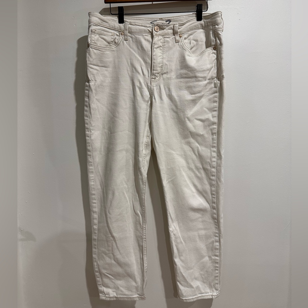 Seven7 Straight Leg High Waisted Jeans